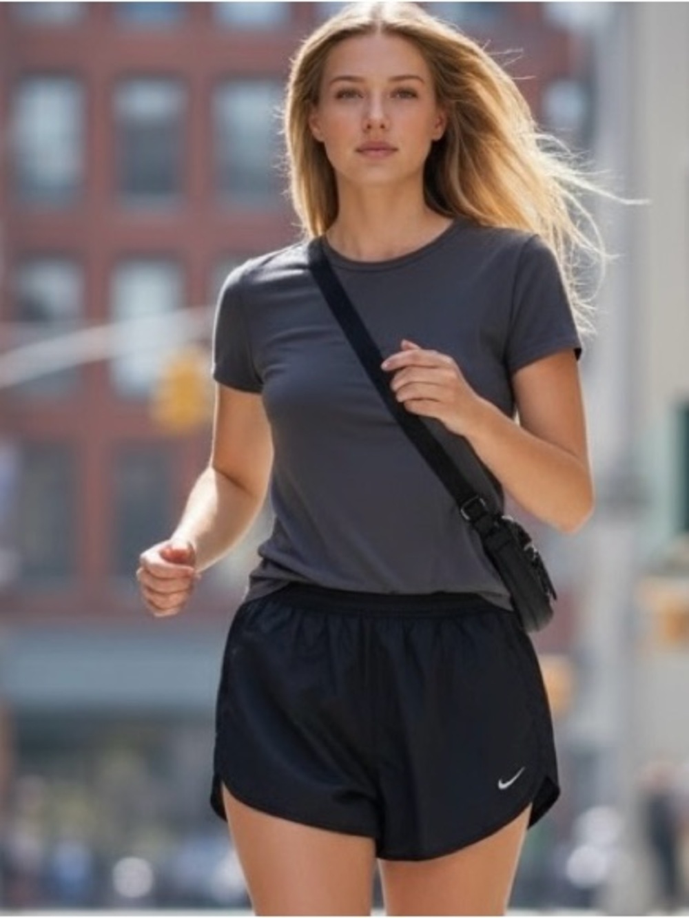 Nike Dri-FIT Tempo Athletic Running Shorts Nike swoosh logo
Size: L
